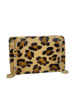 Picture of Pony skin clutch bag with bee closure
